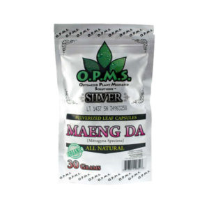 O.P.M.S. Silver Green Vein Maeng Da Capsules - 30g