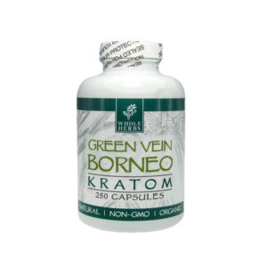Whole Herbs Green Vein Borneo Capsules 250 Count