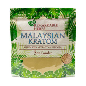 Remarkable Herbs Malay Kratom Powder 3oz