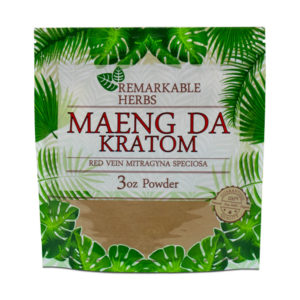 Remarkable Herbs Red Vein Maeng Da Powder 8oz